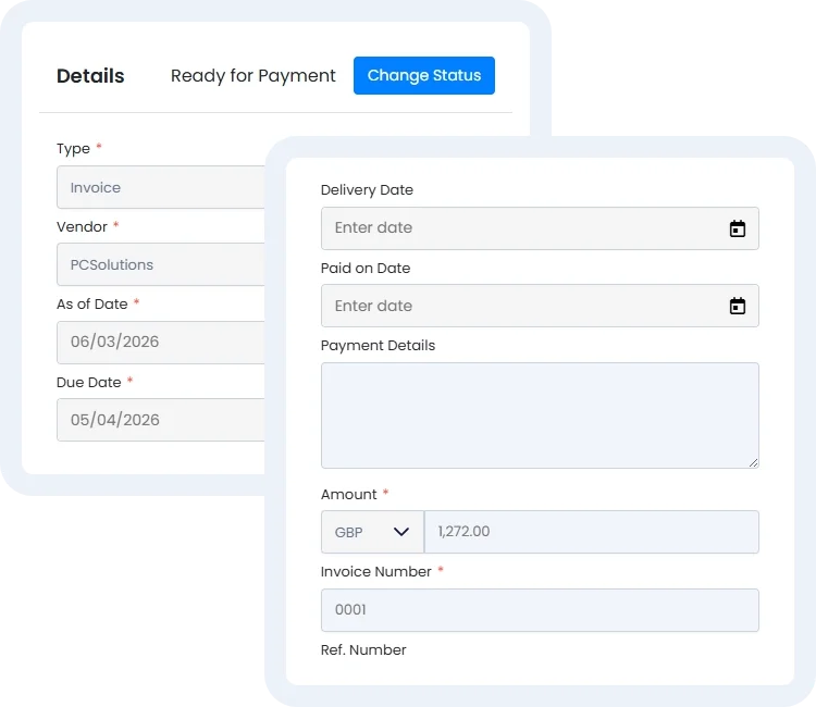 Invoice Upload & Matching