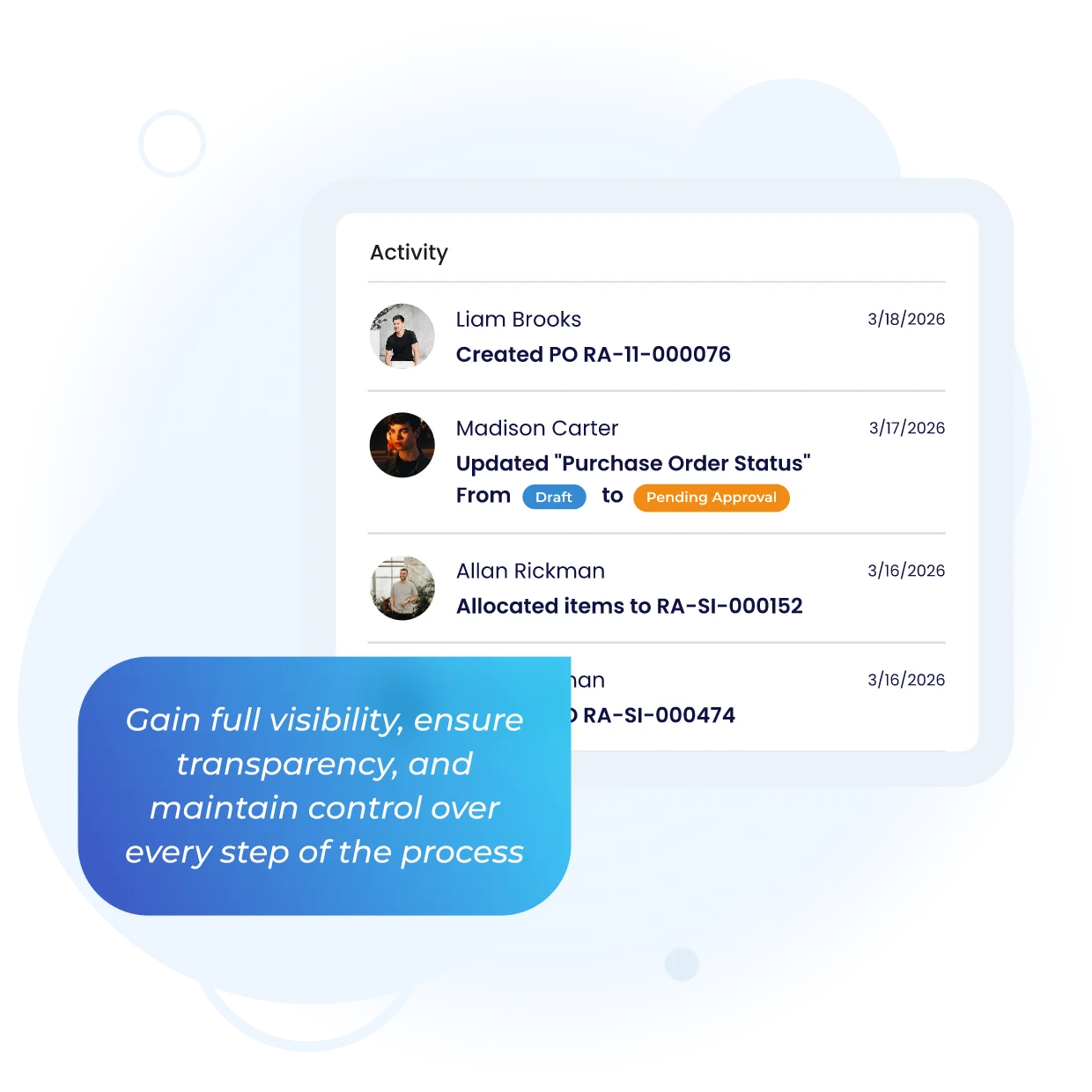Complete Activity Tracking & Audit Trail image